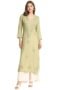 Women's Rayon Straight Cut Round Neck Kurta with Beautiful Lucknowi Chickenkari Work, Stylish Kurti for Women,