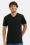 Super Combed Cotton Rich Solid V Neck Half Sleeve T-Shirt