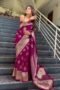 Women's Kanjivaram Art Silk Saree Soft Banarasi Style Sari With Blouse Piece For Wedding