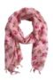 Rajasthani Women's Poly Winter Pink Floral Print Kota Doria Checkered Dupatta