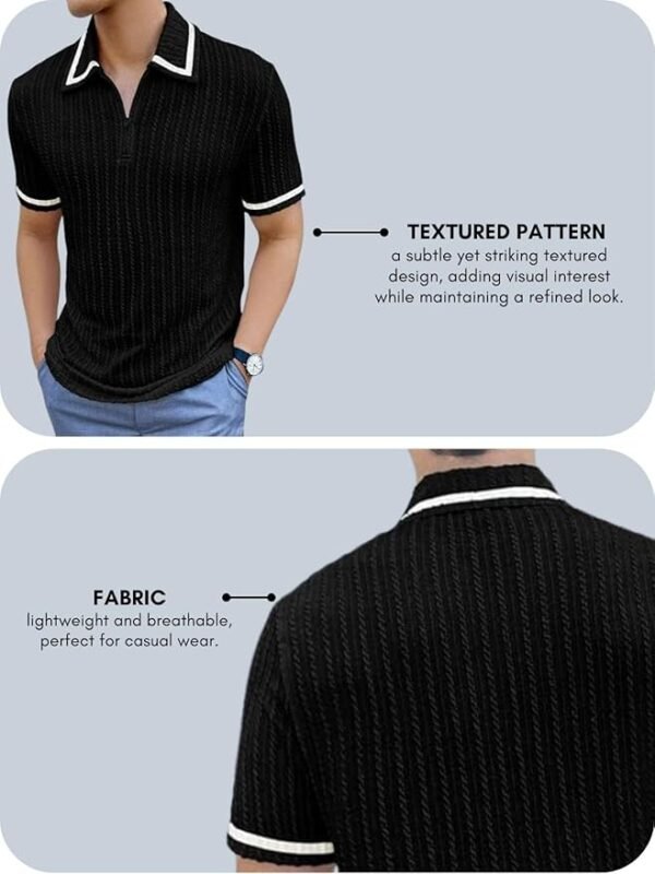 T-Shirt for Men | Plain T Shirt | Casual T Shirt for Men | Men T Shirt | Men T Shirts Stylish Latest | Half Sleeve T Shirt - Image 3