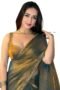Women's Soft Fandy Silk Zimmy Choo Saree With Lace Boarder With Unstitched Blouse Piece,