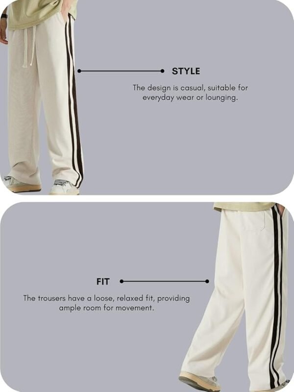 Casual Trousers Pants | Regular Trouser Loose Fit | Sports for Men Stylish Treck Pant | Sweatpants | (Sports | Gym | Yoga) - Image 5