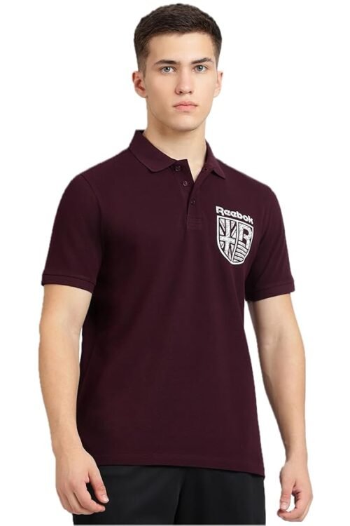 Men’s Polo T Shirt |Casuals | Iconic Emblem Polo | Polo/Collar | Regular FIT | Half Sleeve | 100% Cotton
