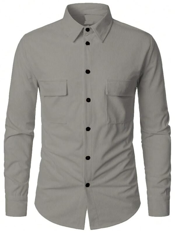 Casual Regular Fit Shirt for Men|| Regular Fit Shirt for Men|| Men Stylish Regular Fit Shirt (Rib-Regular Fit Shirt) - Image 3