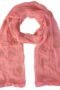 Flower Embroidered Work Chiffon Dupatta for Womens & Girls with Fancy Moti Lace