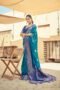 Women's Kanjivaram Soft Silk Banarasi Sarees With Unstiched Blouse Piece