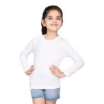 Girl's Solid Regular Fit T-Shirt