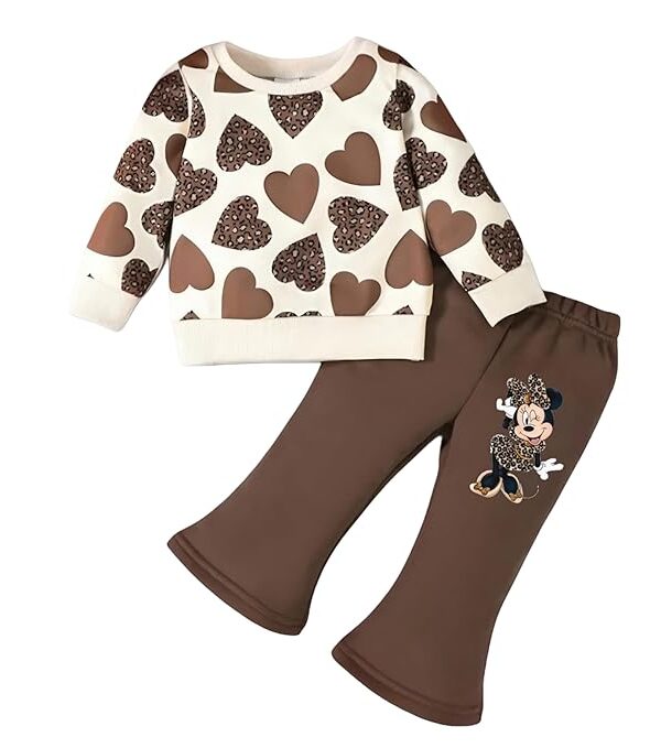 Kids Outfit Set Boys Girls | Astronaut Print Sweatshirt with Pants | Casual Cotton Winter Wear Sweatshirt Pant set