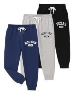 Kuchipoo Boys Regular Fit Track Pants - Pack of 3