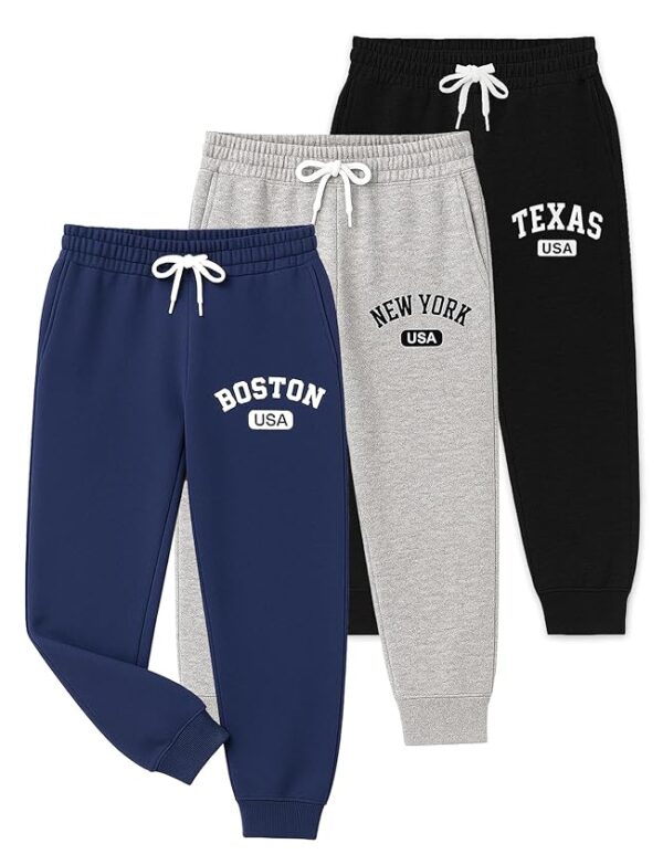 Kuchipoo Boys Regular Fit Track Pants - Pack of 3