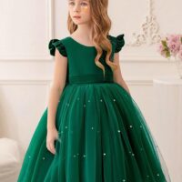 Latest Net Frock-Fancy Dress for Girls-Casual Dress-Baby Girl Frock for Birthday,Wedding,Festival & School Functions