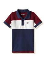 Symbol Boy's Color Block Regular Fit Polo Shirt