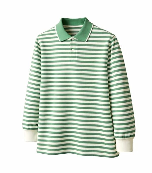 Men’s Premium Black Striped Polo T-Shirt | Long Sleeve Cotton Blend | Casual & Smart Wear