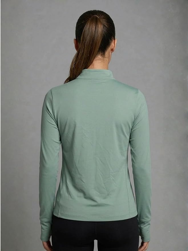 Women's Jacket | Slim Fit | Thumb Hole Open Sleeve | With zipper | Perfect for workout - Image 3