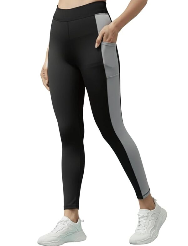 Women's Slim Fit Mid Rise Polyester Blend Track Pants