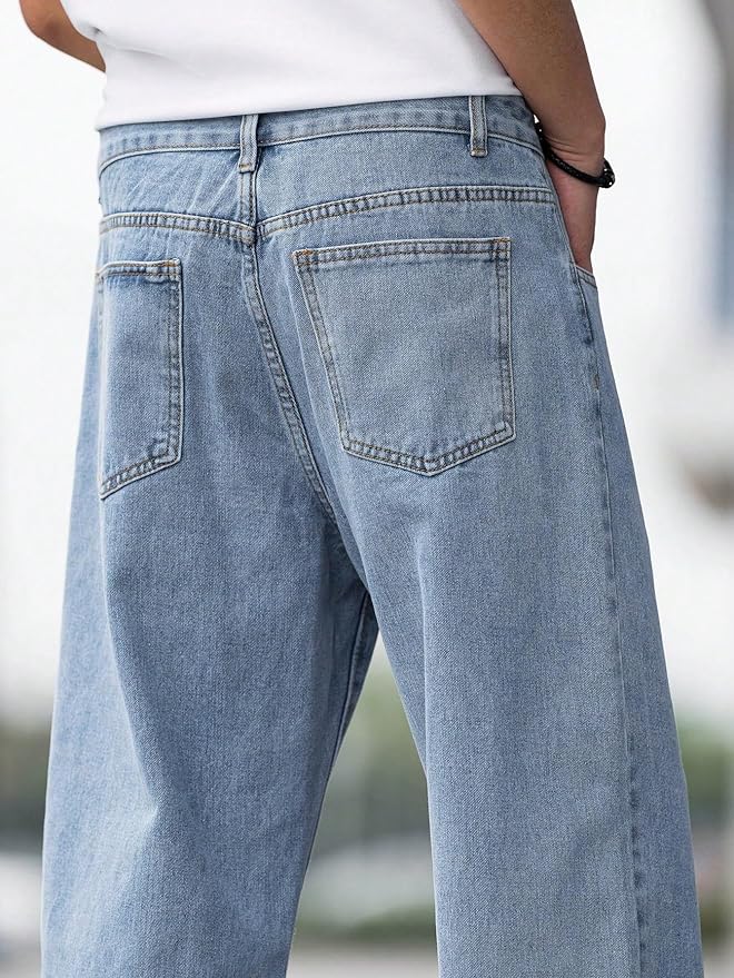 Mens Regular Fit|Classic Design with Stylish Look |Day Comfort|Mide Rise Strachable Jeans - Image 4